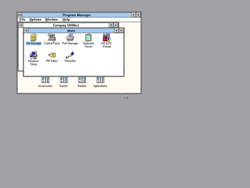 File:Windows3.1-3.10.103-Compaq OEM-Desktop.png
