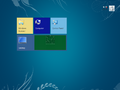 Start screen in Windows 8 build 7927