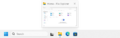 The redesigned taskbar thumbnail previews