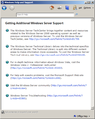 "Getting Additional Windows Server Support" section