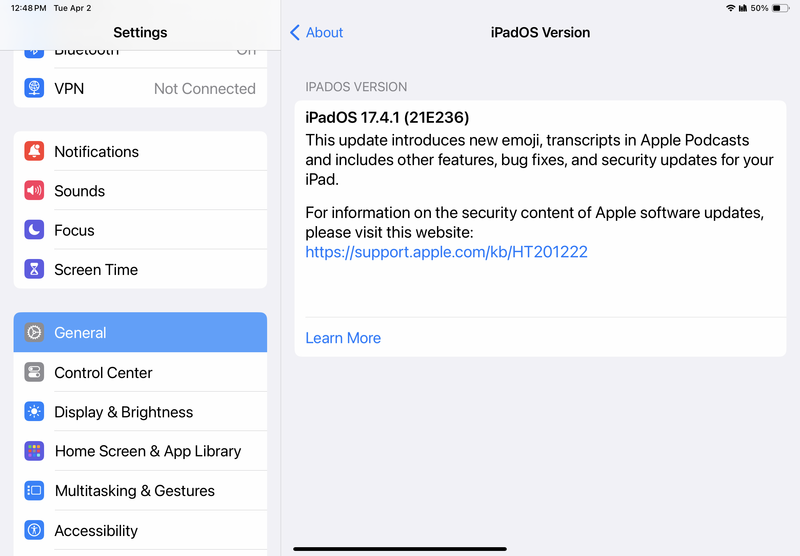 File:Apple iOS-17.4.1-21E236-Version.png