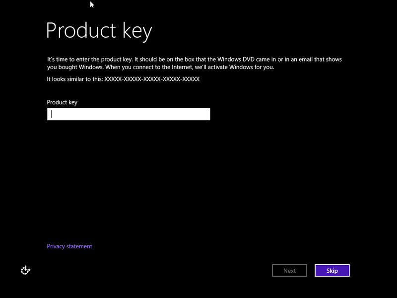 File:Windows 8 Industry Pro x64 Release Preview-Product Key OOBE.png