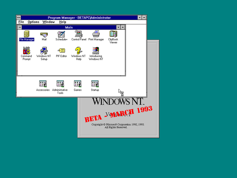 File:WindowsNT3.1-3.1.438-Desktop.png