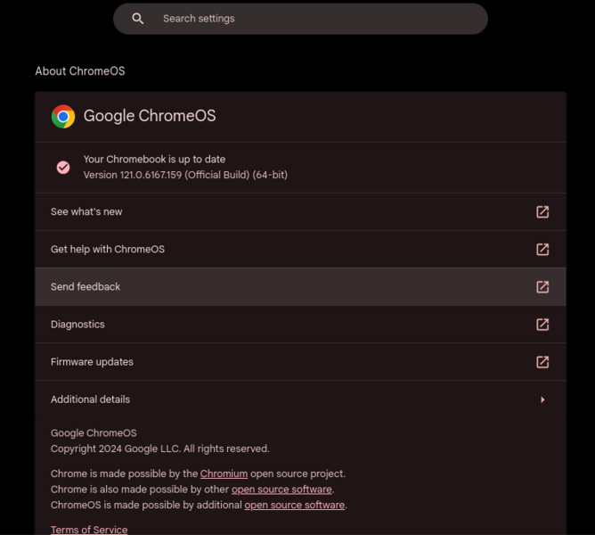 File:ChromeOS 121 about page.png