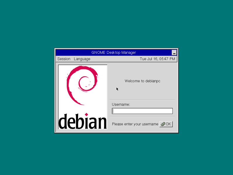 File:Debian-3.0-Login.png