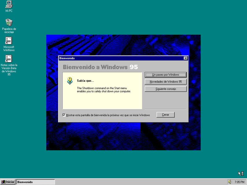 File:Windows95-4.00.222-ESP-Welcome.png