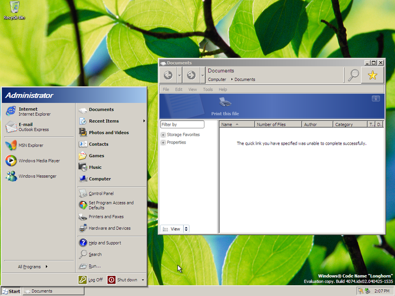 File:WindowsLonghorn-6.0.4074m7-wcstartmenu.png