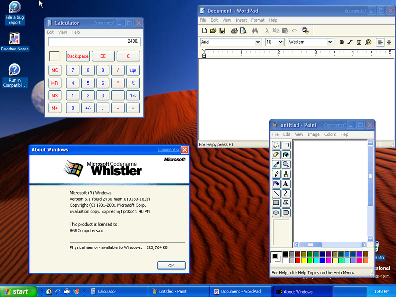 File:WindowsXP-5.1.2430-Demo.png