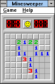 Minesweeper mid-game