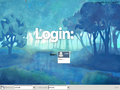 Login screen (LXDM)