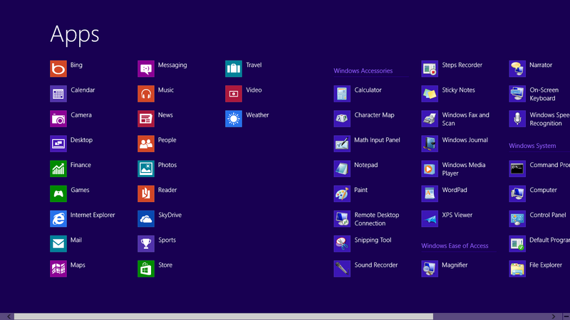 File:Windows 8 Start screen - Apps.png