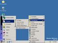 Desktop with start menu