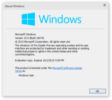 Windows 10 Build 10074 - BetaWiki