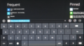 Touch keyboard