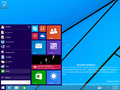 Start menu in Windows 10 build 9780