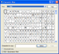 Character Map in Windows XP
