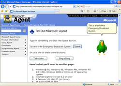 Microsoft Agent test page.png