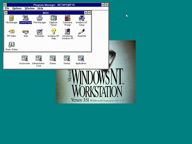 Windows NT 3.51 build 1024 - BetaWiki