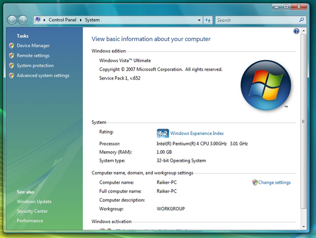 Windows Vista build 6001.17036 - BetaWiki