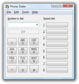 Phone Dialer in Windows Vista