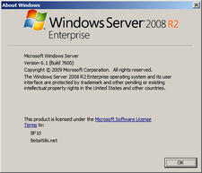 Windows Server 2008 R2 Build 7600.16385 - BetaWiki