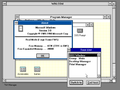 Windows 3.0 running in a windowed DOS instance
