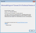 Hyper-V Server - About Windows