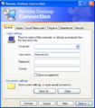 Remote Desktop on Windows XP
