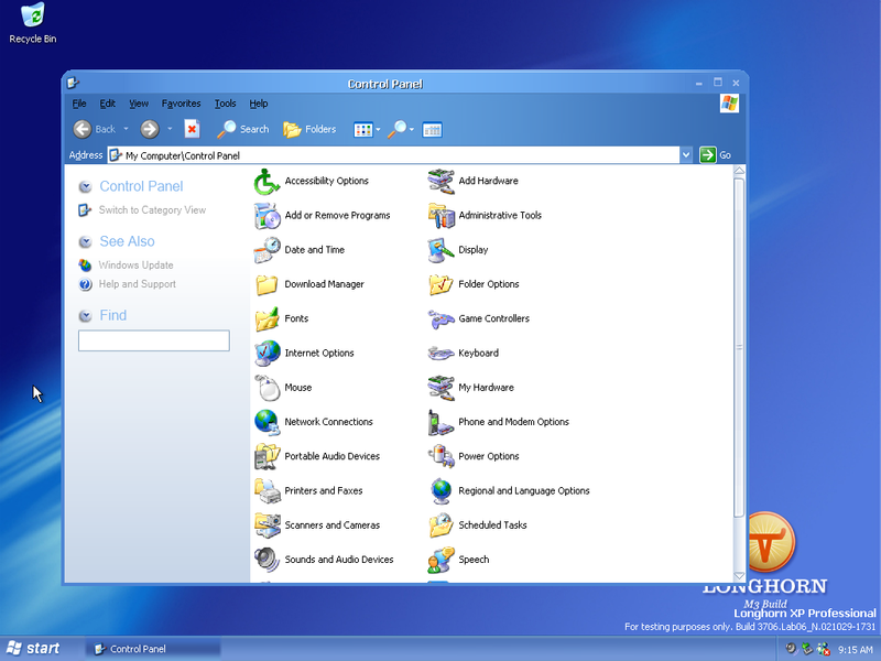 File:WindowsLonghorn-6.0.3706-ControlPanel.png