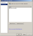Folder Redirection (User Accounts)