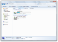Windows Explorer user interface