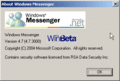 About Windows Messenger