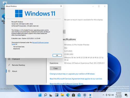 Windows 11 build 21385 - BetaWiki