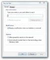 Peer-to-peer applet - General tab
