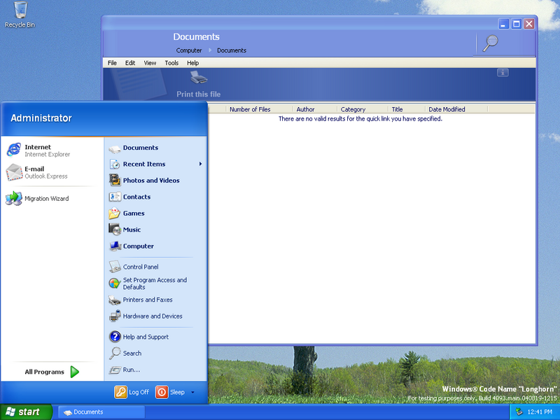 File:WindowsLonghorn-6.0.4093m7-blstartmenu.png