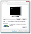 Screensaver properties applet