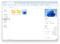 File Explorer with the new Details pane in build 25276