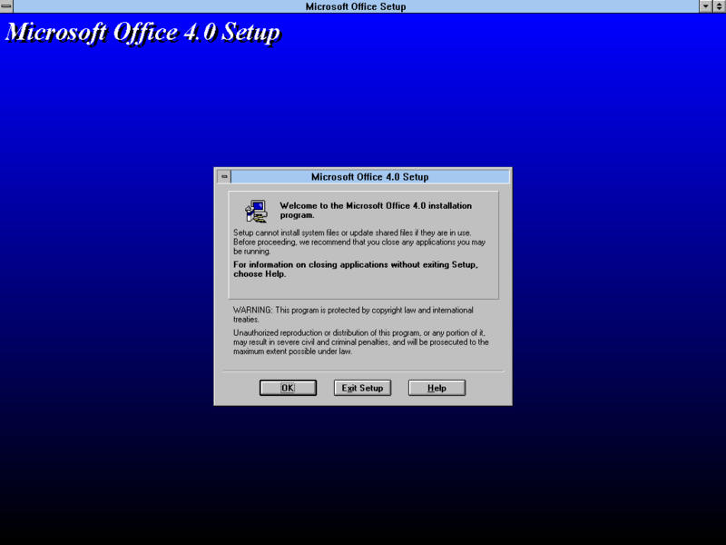 File:Microsoft Office 4.0 Setup 1.png