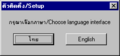 Language selection