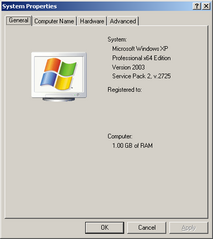 Windows XP build 3790.2725 - BetaWiki