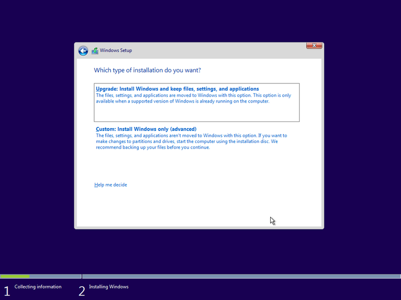 File:Windows-10-build-10074-Select-installation-type.png