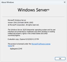 Windows Server 2025 Build 26040 - BetaWiki