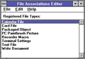 File Associations Editor