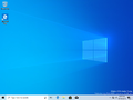 Windows 10 build 18282 showing the taskbar in light mode