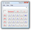 Calculator in Windows Vista