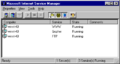 Internet Information Services Manager of IIS 3.0 in Windows NT 4.0