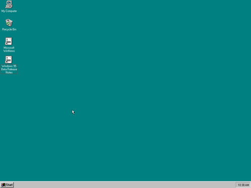 Windows 95 build 263 - BetaWiki