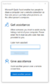 Quick Assist in Windows 10 (older version)