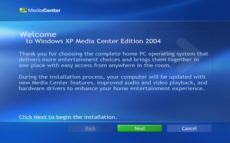 File:WindowsMediaCenter2004-UpgradeWelcome.png