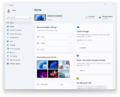 The Home page in the Settings app